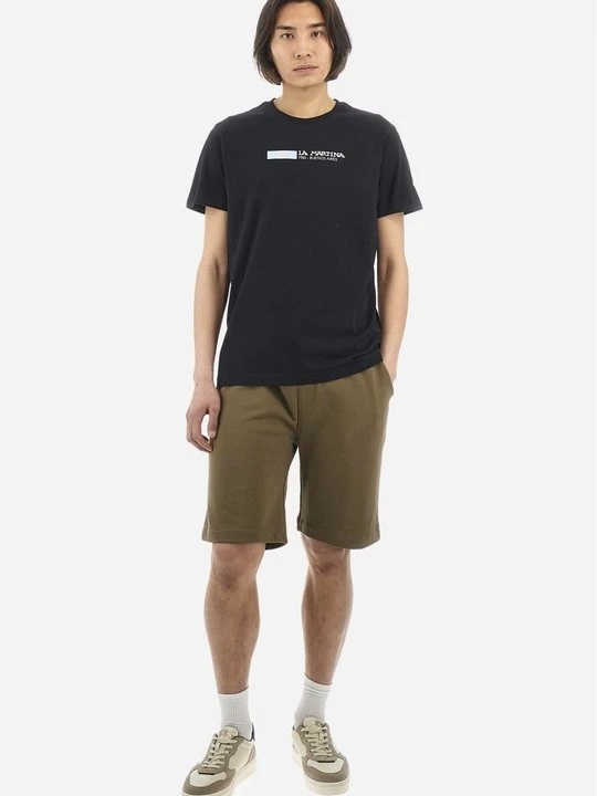 Zdjęcie produktu T-shirt z nadrukiem La Martina czarny