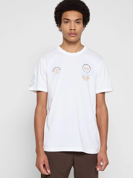 Zdjęcie produktu T-shirt z nadrukiem La Martina biały