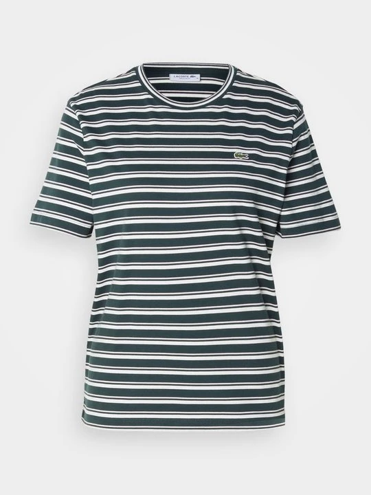 Zdjęcie produktu T-shirt z nadrukiem Lacoste granatowy