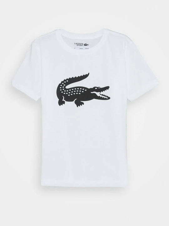 Zdjęcie produktu T-shirt z nadrukiem Lacoste biały
