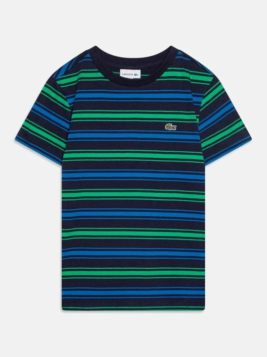 Zdjęcie produktu T-shirt z nadrukiem Lacoste granatowy