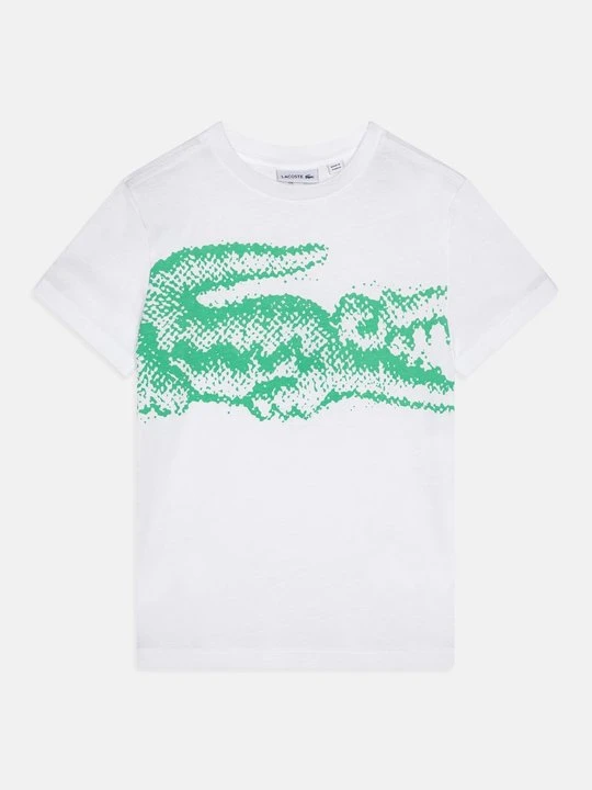 Zdjęcie produktu T-shirt z nadrukiem Lacoste biały