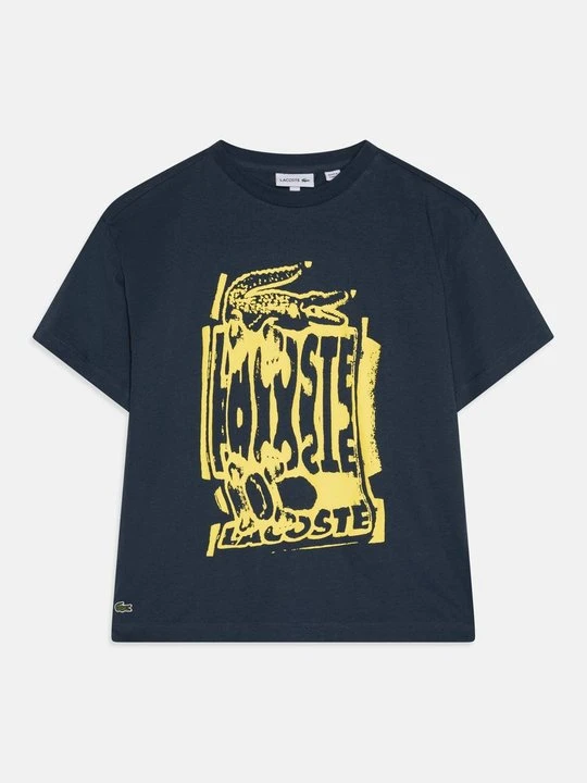 Zdjęcie produktu T-shirt z nadrukiem Lacoste petrol
