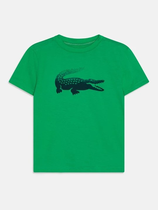 Zdjęcie produktu T-shirt z nadrukiem Lacoste zielony