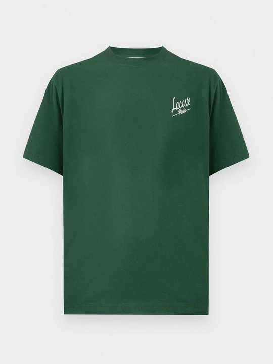 Zdjęcie produktu T-shirt z nadrukiem Lacoste zielony
