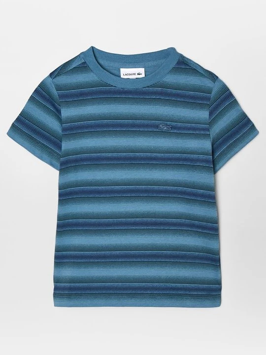 Zdjęcie produktu T-shirt z nadrukiem Lacoste niebieski