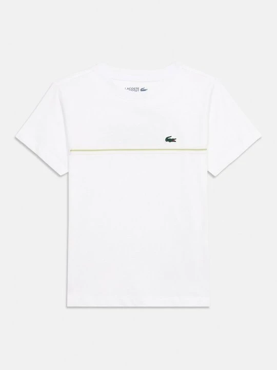 Zdjęcie produktu T-shirt z nadrukiem Lacoste biały