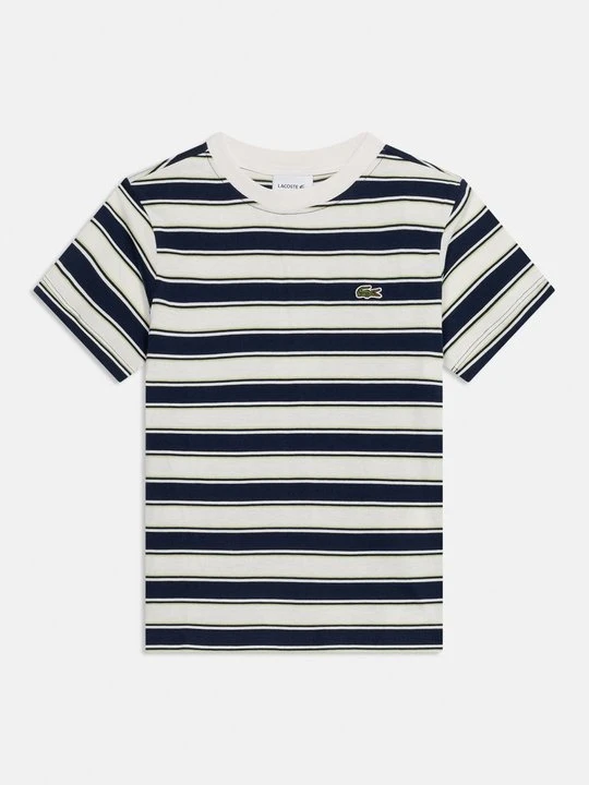 Zdjęcie produktu T-shirt z nadrukiem Lacoste granatowy