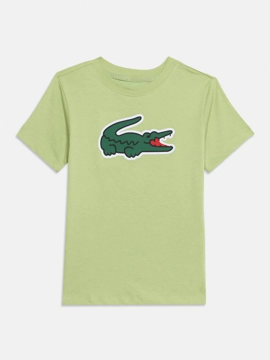Zdjęcie produktu T-shirt z nadrukiem Lacoste jasnozielony