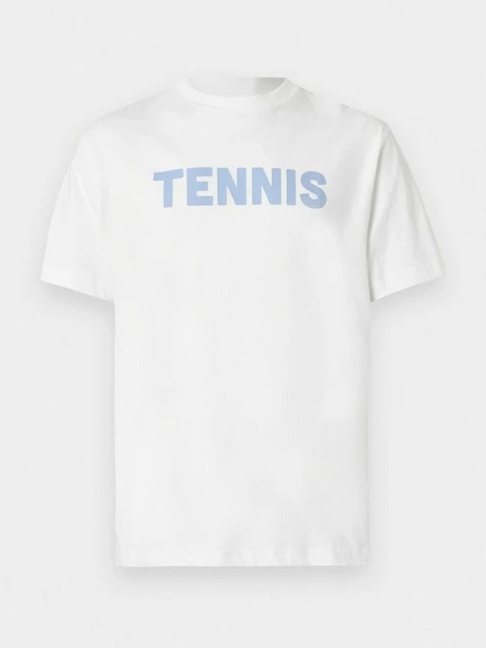 Zdjęcie produktu T-shirt z nadrukiem Lacoste mleczny