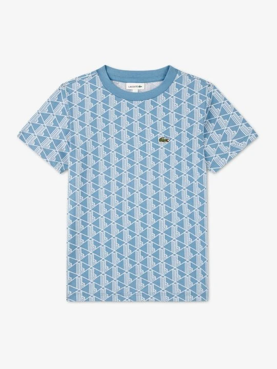 Zdjęcie produktu T-shirt z nadrukiem Lacoste niebieski