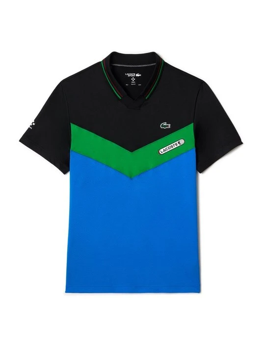 Zdjęcie produktu T-shirt z nadrukiem Lacoste czarny