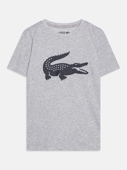 Zdjęcie produktu T-shirt z nadrukiem Lacoste szary
