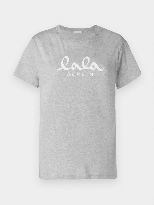 Zdjęcie produktu T-shirt z nadrukiem lala Berlin jasnoszary