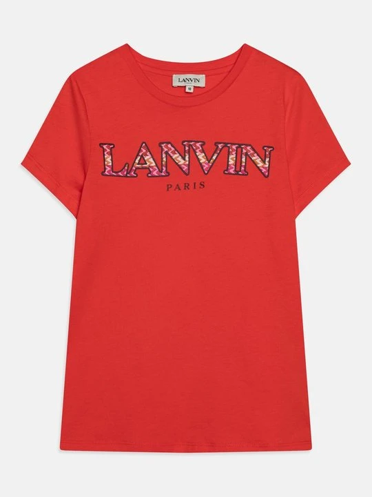 Zdjęcie produktu T-shirt z nadrukiem Lanvin czerwony