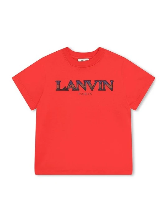 Zdjęcie produktu T-shirt z nadrukiem Lanvin czerwony