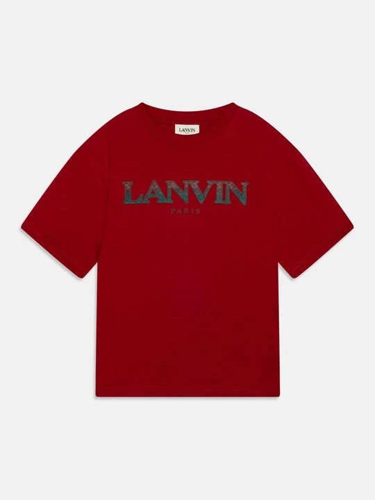 Zdjęcie produktu T-shirt z nadrukiem Lanvin czerwony