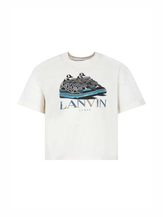 Zdjęcie produktu T-shirt z nadrukiem Lanvin mleczny