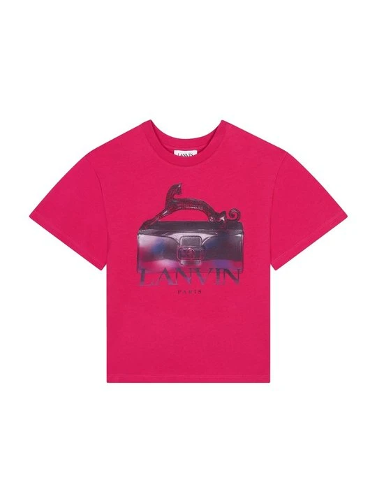 Zdjęcie produktu T-shirt z nadrukiem Lanvin różowy