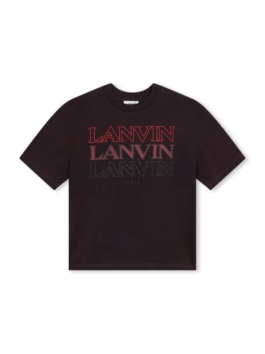 Zdjęcie produktu T-shirt z nadrukiem Lanvin brązowy