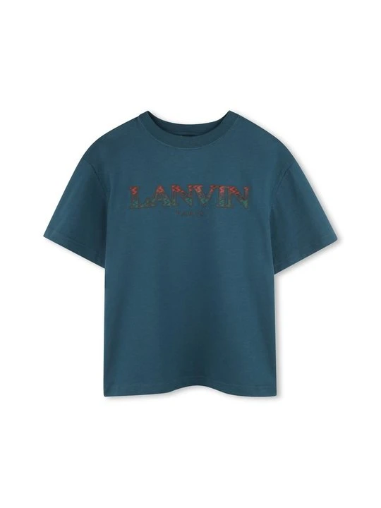 Zdjęcie produktu T-shirt z nadrukiem Lanvin petrol