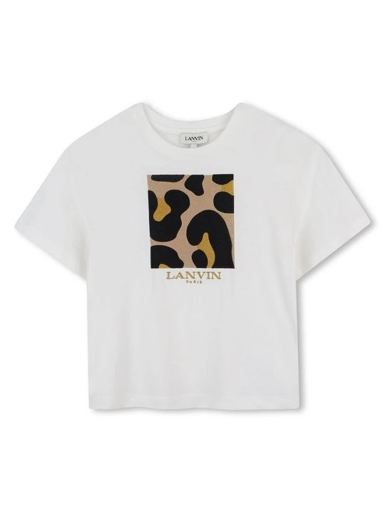 Zdjęcie produktu T-shirt z nadrukiem Lanvin mleczny