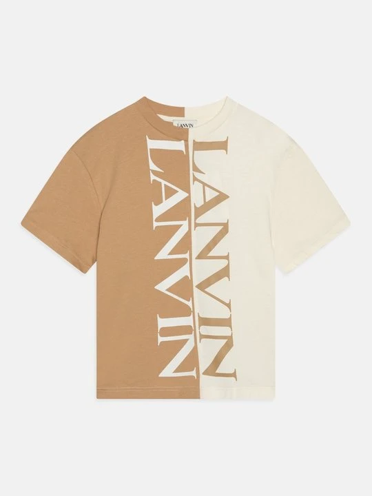 Zdjęcie produktu T-shirt z nadrukiem Lanvin beżowy