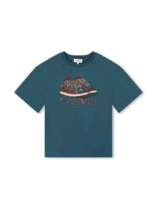 Zdjęcie produktu T-shirt z nadrukiem Lanvin niebieski