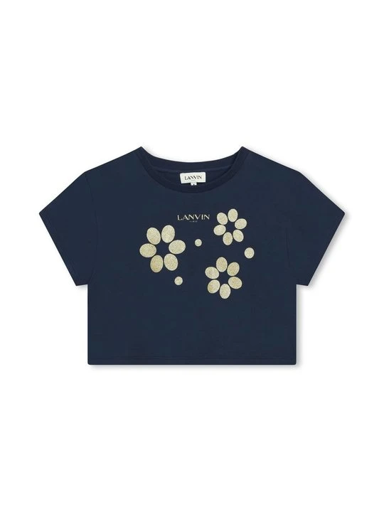 Zdjęcie produktu T-shirt z nadrukiem Lanvin niebieski