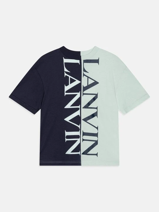Zdjęcie produktu T-shirt z nadrukiem Lanvin granatowy