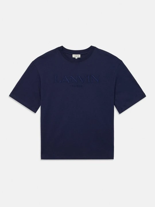 Zdjęcie produktu T-shirt z nadrukiem Lanvin granatowy