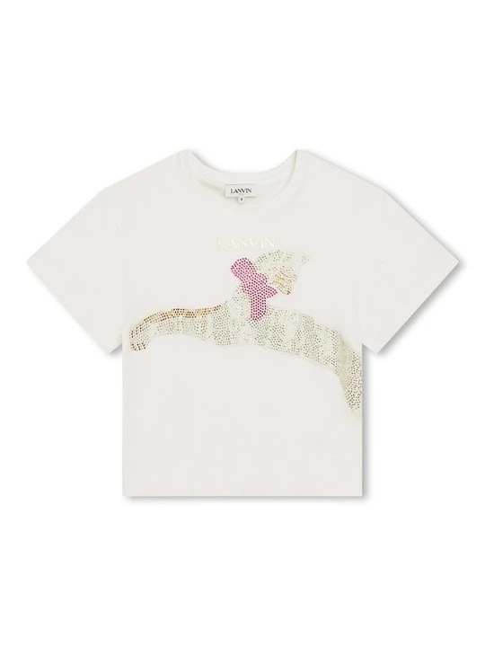 Zdjęcie produktu T-shirt z nadrukiem Lanvin mleczny