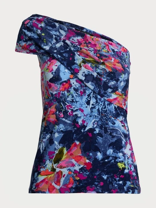 Zdjęcie produktu T-shirt z nadrukiem Lauren Ralph Lauren niebieski