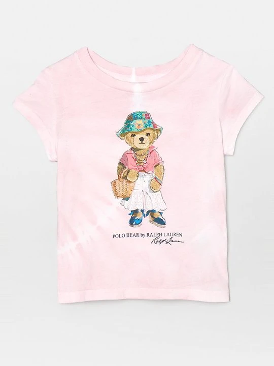 Zdjęcie produktu T-shirt z nadrukiem Lauren Ralph Lauren różowy