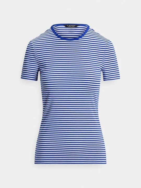 Zdjęcie produktu T-shirt z nadrukiem Lauren Ralph Lauren szafirowy