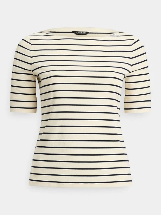 Zdjęcie produktu T-shirt z nadrukiem Lauren Ralph Lauren granatowy