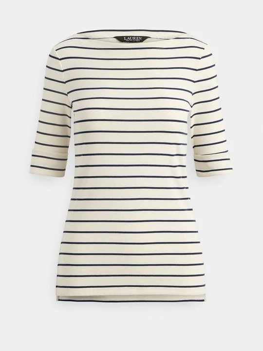 Zdjęcie produktu T-shirt z nadrukiem Lauren Ralph Lauren granatowy