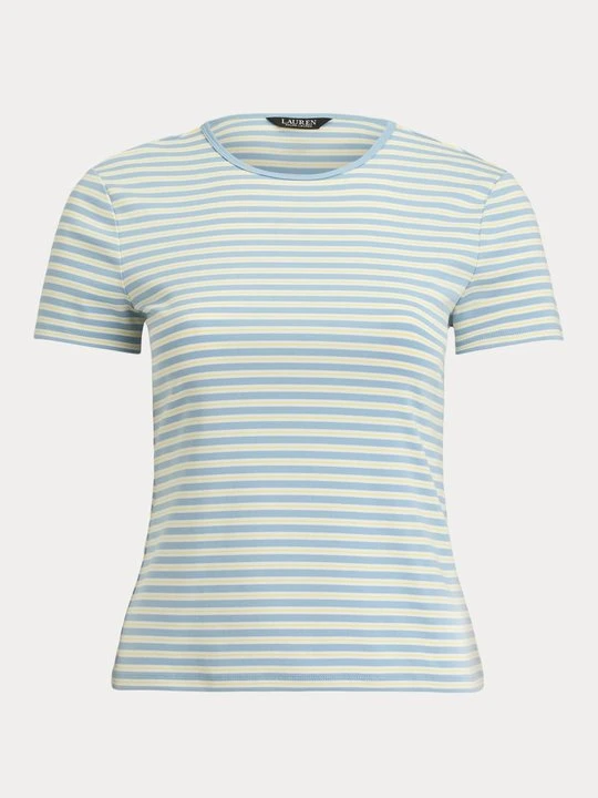 Zdjęcie produktu T-shirt z nadrukiem Lauren Ralph Lauren jasnoniebieski