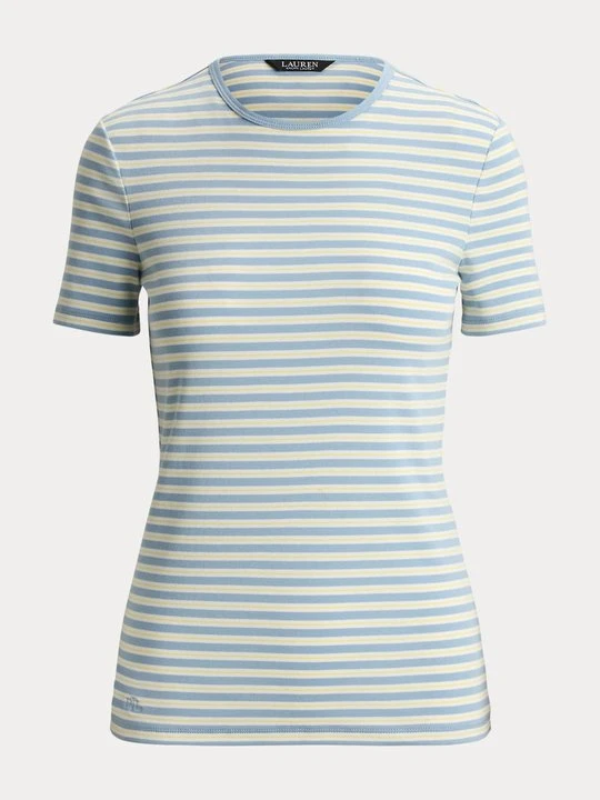Zdjęcie produktu T-shirt z nadrukiem Lauren Ralph Lauren jasnoniebieski
