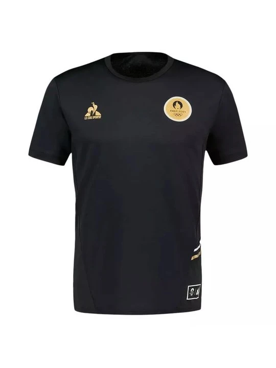 Zdjęcie produktu T-shirt z nadrukiem Le Coq Sportif czarny