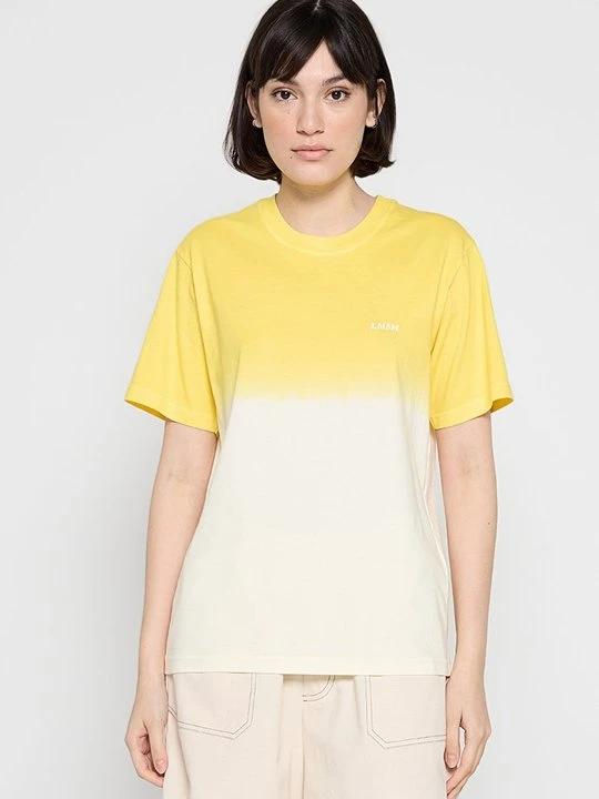 Zdjęcie produktu T-shirt z nadrukiem Le Mont Saint Michel żółty