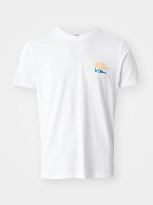 Zdjęcie produktu T-shirt z nadrukiem Lee mleczny