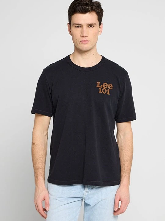 Zdjęcie produktu T-shirt z nadrukiem Lee czarny