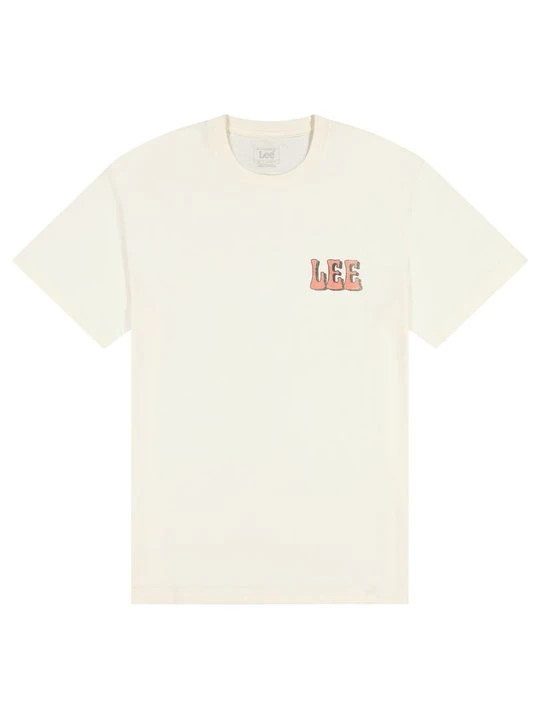 Zdjęcie produktu T-shirt z nadrukiem Lee mleczny