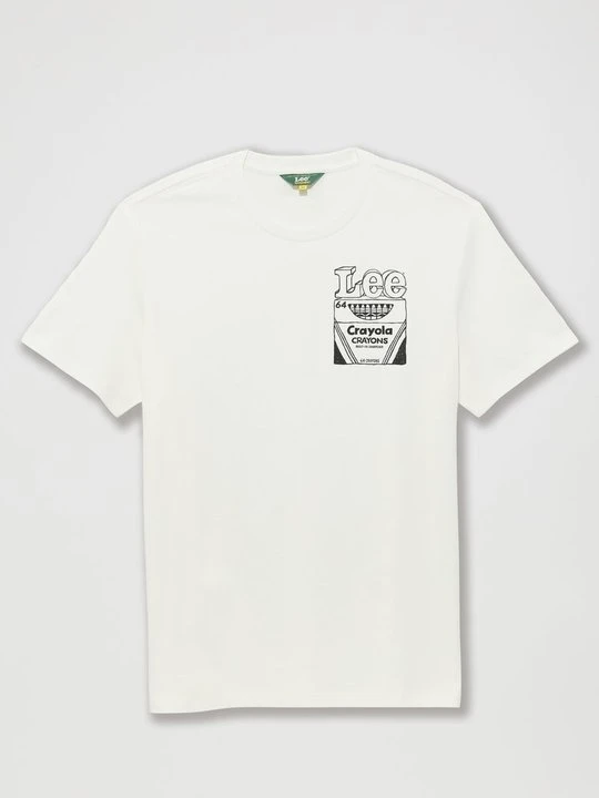 Zdjęcie produktu T-shirt z nadrukiem Lee biały