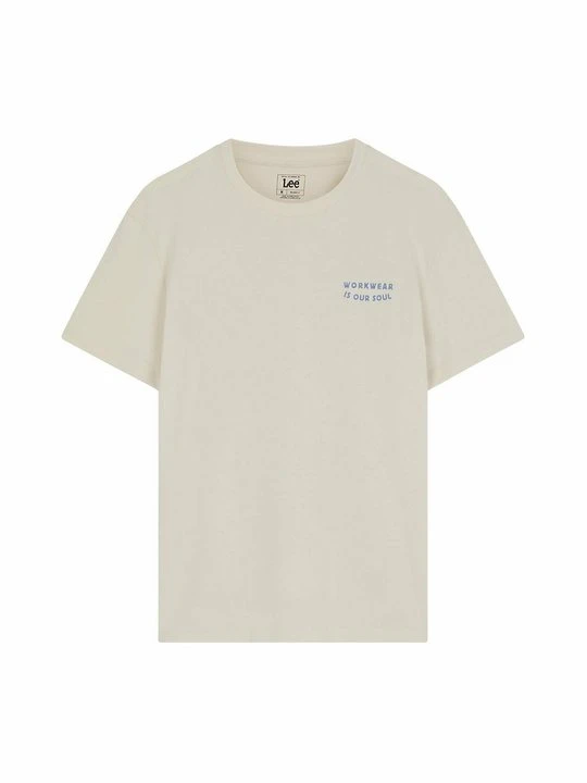 Zdjęcie produktu T-shirt z nadrukiem Lee mleczny