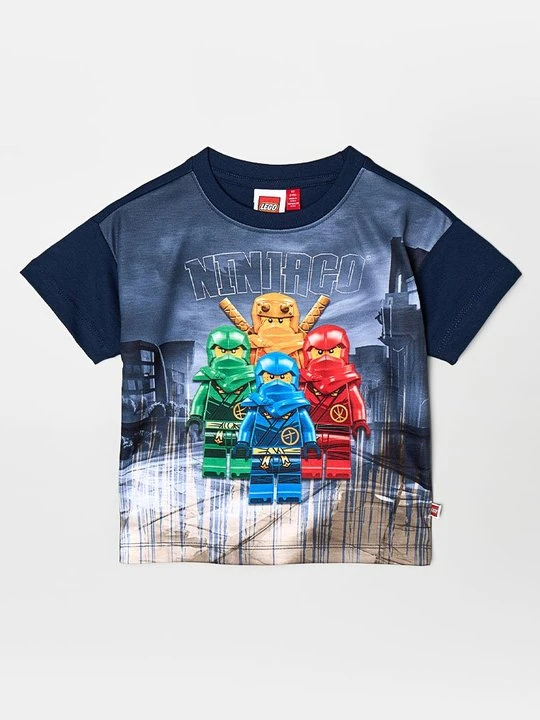 Zdjęcie produktu T-shirt z nadrukiem LEGO granatowy