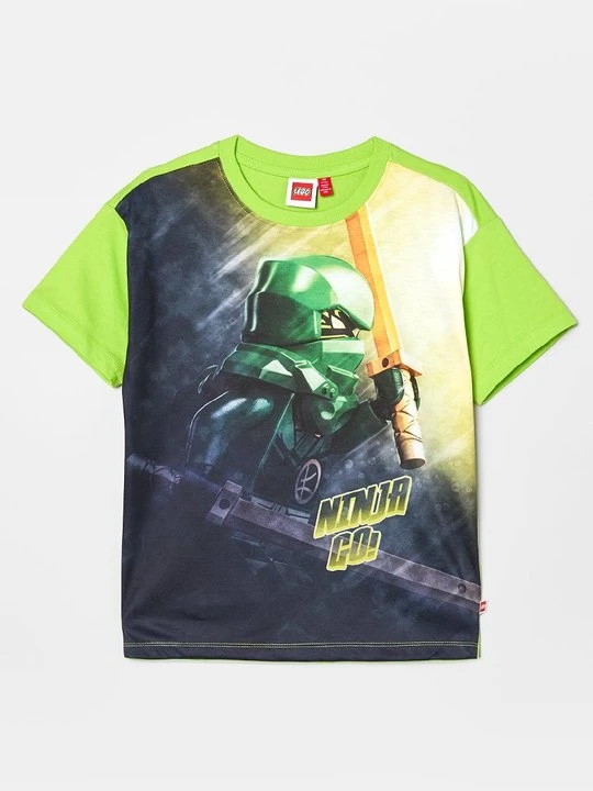 Zdjęcie produktu T-shirt z nadrukiem LEGO jasnozielony