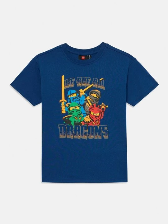 Zdjęcie produktu T-shirt z nadrukiem LEGO granatowy