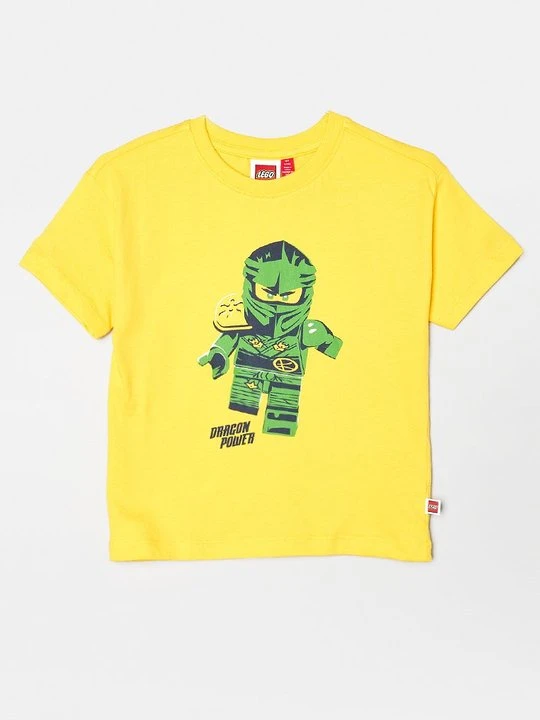 Zdjęcie produktu T-shirt z nadrukiem LEGO żółty